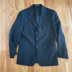 Nicole Miller Boys Blazer Sport Coat Jacket Navy Blue Sz 12R